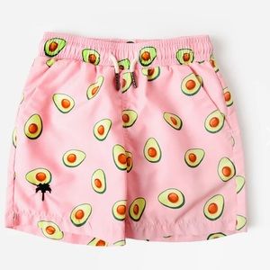 Boys Avocado Shorts / Swim Trunks sz 6